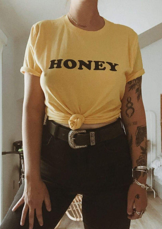 Honey ~ Boyfriend Tee