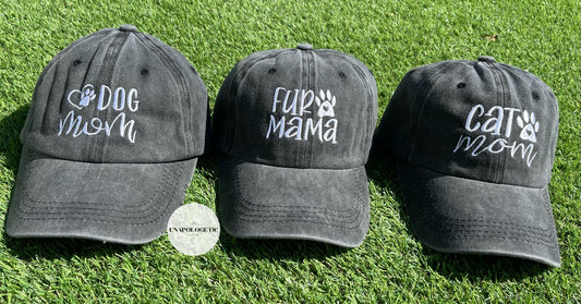 Embroidered Fur Mama ~ Hat