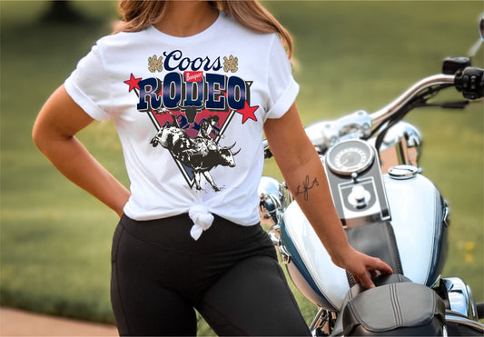 Bull Rodeo Triangle Beer ~ Tee