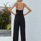 Adjustable Spaghetti Strap Jumpsuit with Pockets