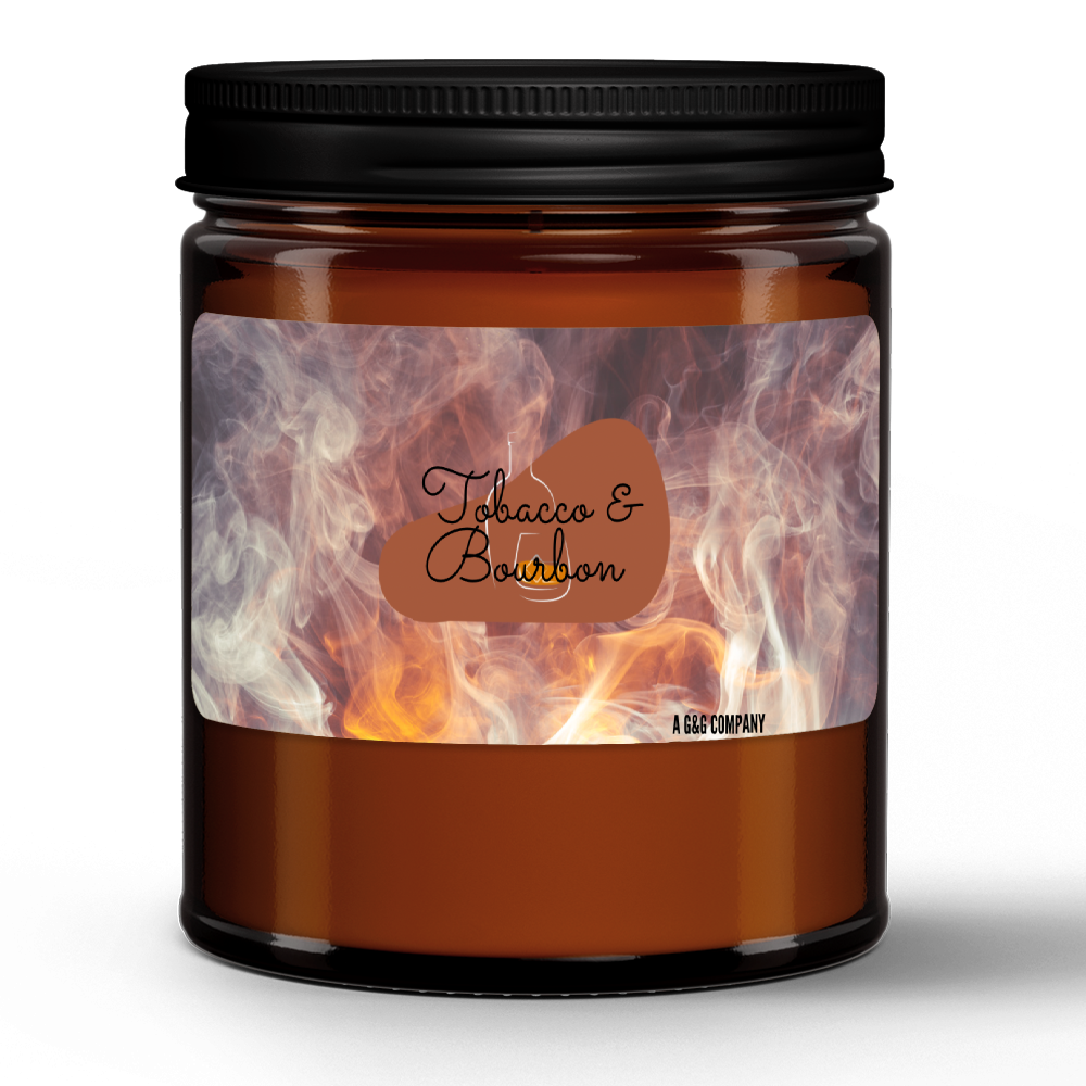 Tobacco & Bourbon Soy Candle