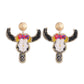 Bull Horn Dangle ~ Earrings