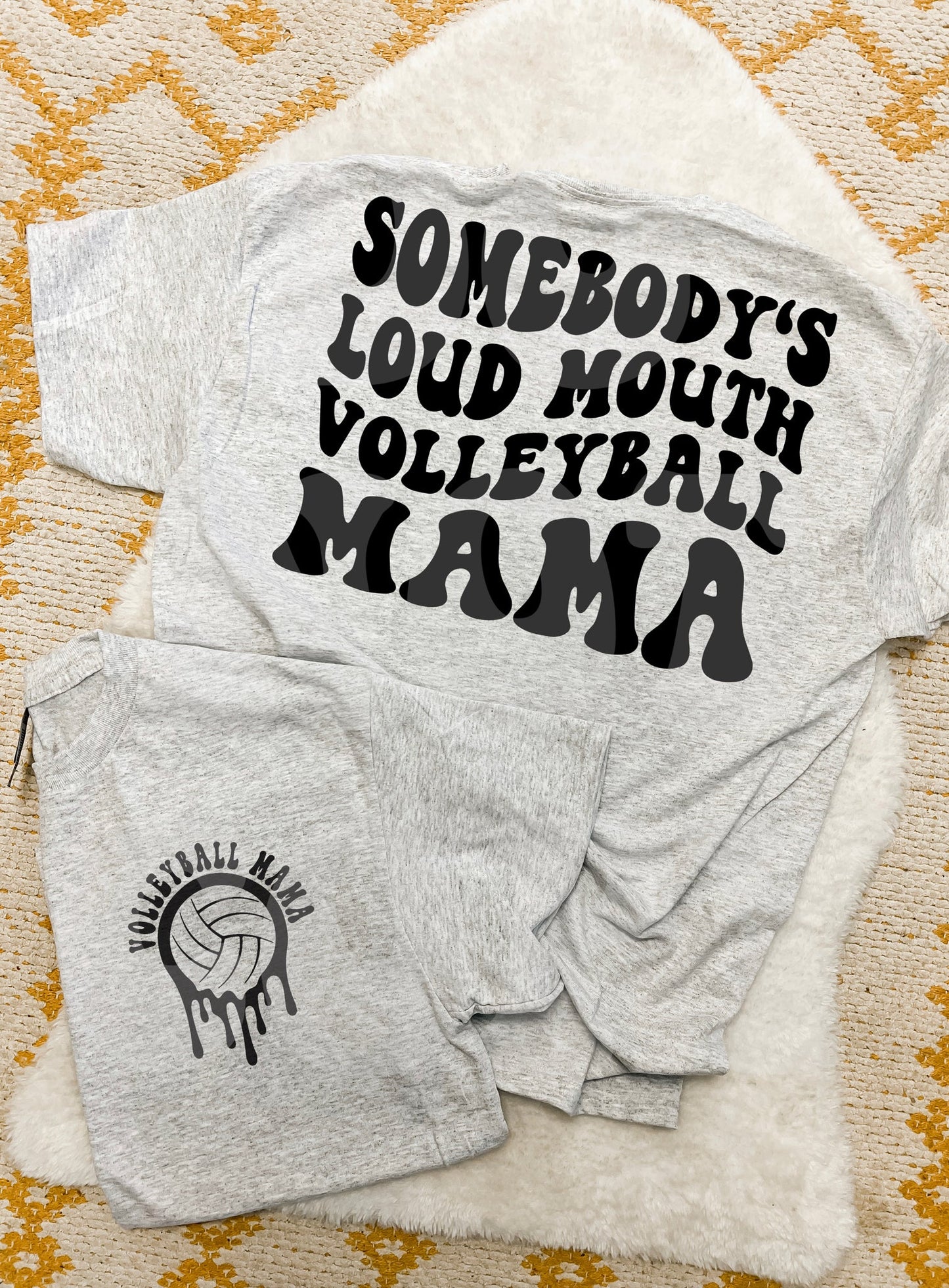 Loud Mouth Volleyball Mama ~Sweatshirt•Tee