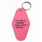 A VIRGIN WHO CAN'T DRIVE Motel Room ~ Keyring