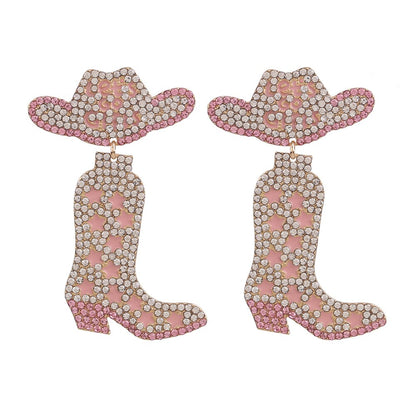 Cowgirl Rhinestone Dangle ~ Earrings