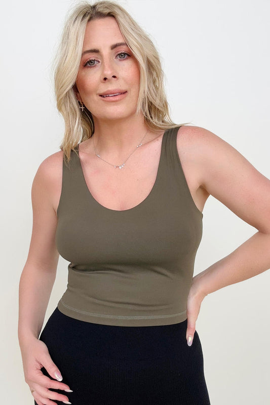 FawnFit ~ Short Lift Tank 2.0 with Built-in Bra