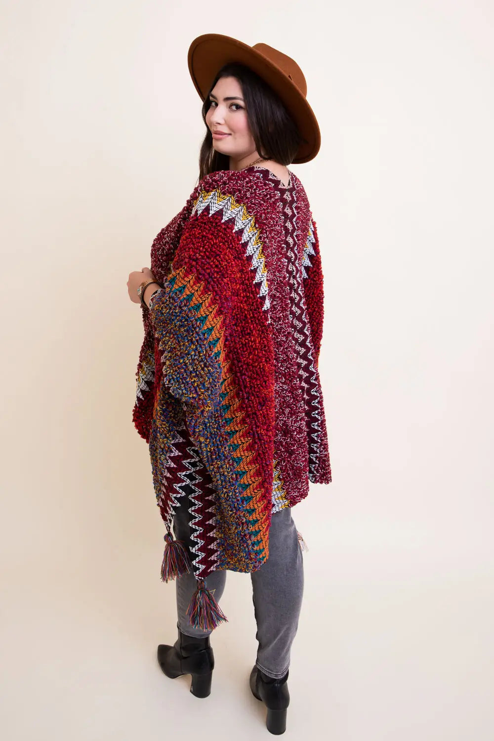 Colorful Crochet Pattern ~ Poncho