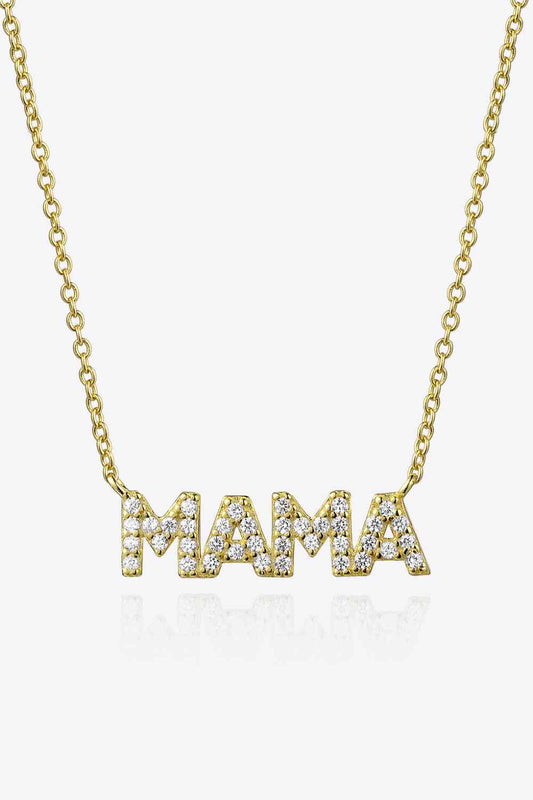 MAMA Zircon 925 Sterling Silver Necklace
