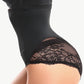 Full Size Spliced Lace Pull-On Shaping Shorts