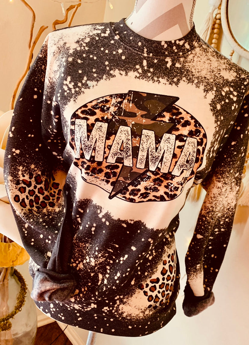 Mama Leopard Camo ~ Sweatshirt